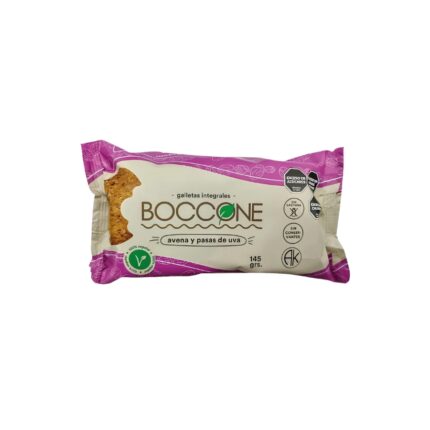 Galletas avena y pasas de uva x 145 gr - BOCC