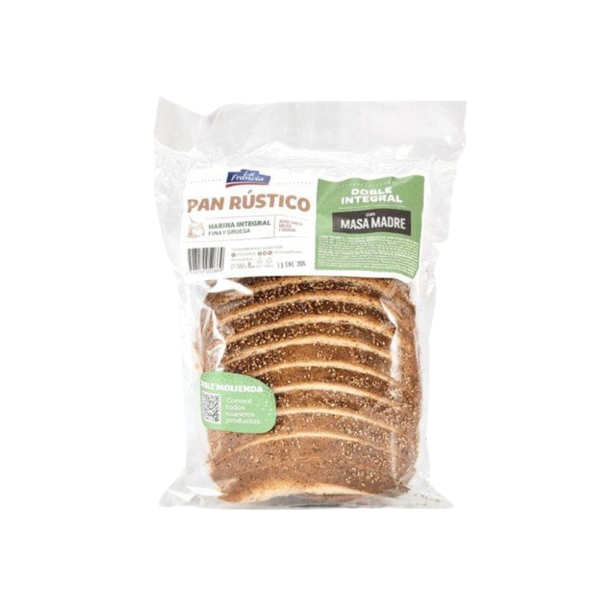 Pan rustico Integral x 560 gr – LA FRANCIA