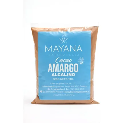 Cacao amargo ALCALINO SIN TACC X 1Kg