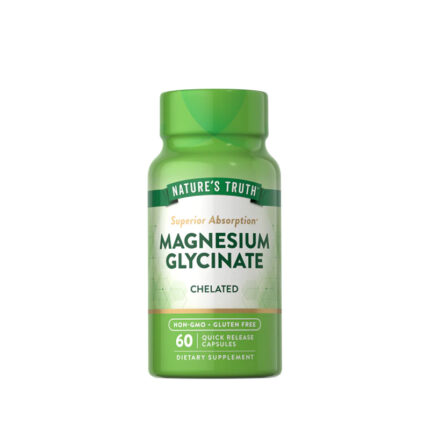 Glicinato de magnesio 200mg x 60caps x 3un