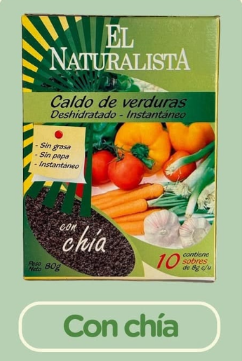Caldo con Chia (10 x 8gr) - EL NATURALISTA