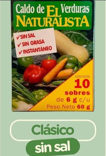Caldo Clasico Sin sal (10 x 6gr) - EL NATURALISTA