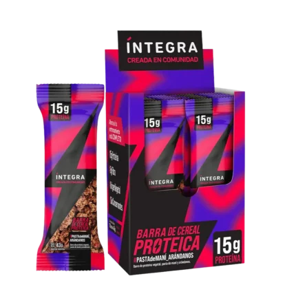 Barra proteica p. de mani y arandano (10un x 41gr)