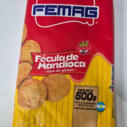 Fecula Mandioca FEMAG x 500gr x 10un