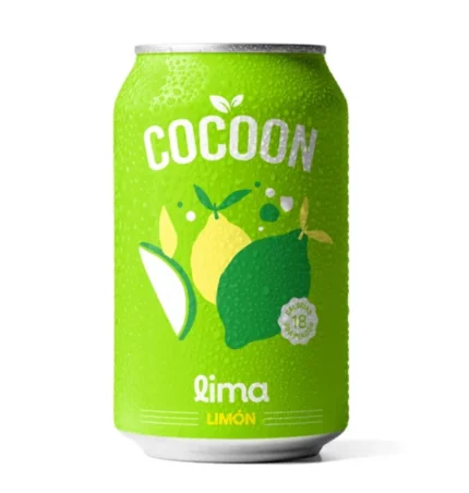 Gaseosa con probióticos Lima-Limón - COCOON