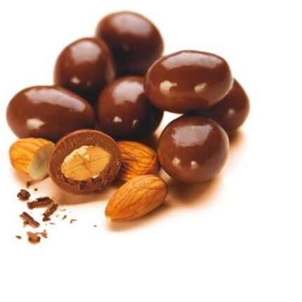 almendra con chocolate