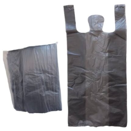 Bolsas Camiseta ECO gris 40x50 x 100 Unidades