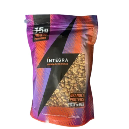Granola proteica pasta de mani x 250gr - INTEGRA
