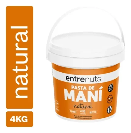 Pasta de Mani Natural x 4kg - ENTRENUTS