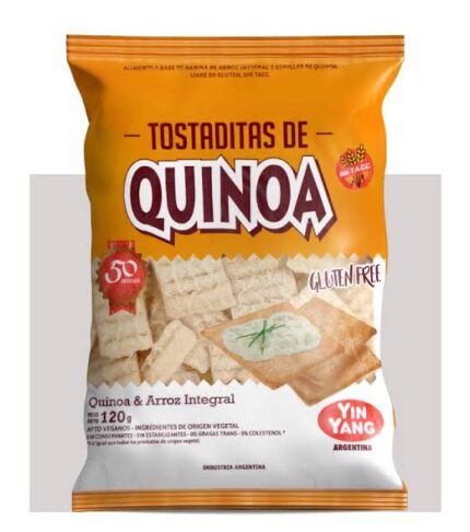 tostadita yin yang quinoa